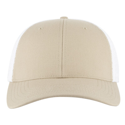 OTTO CAP "OTTO FLEX" Fitted 6 Panel Low Profile Mesh Back Trucker Hat Thumbnail