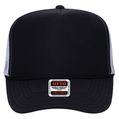 OTTO CAP Camouflage 5 Panel High Crown Mesh Back Trucker Hat Thumbnail