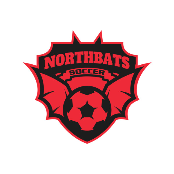 North bats Tournament Soccer logo template Thumbnail