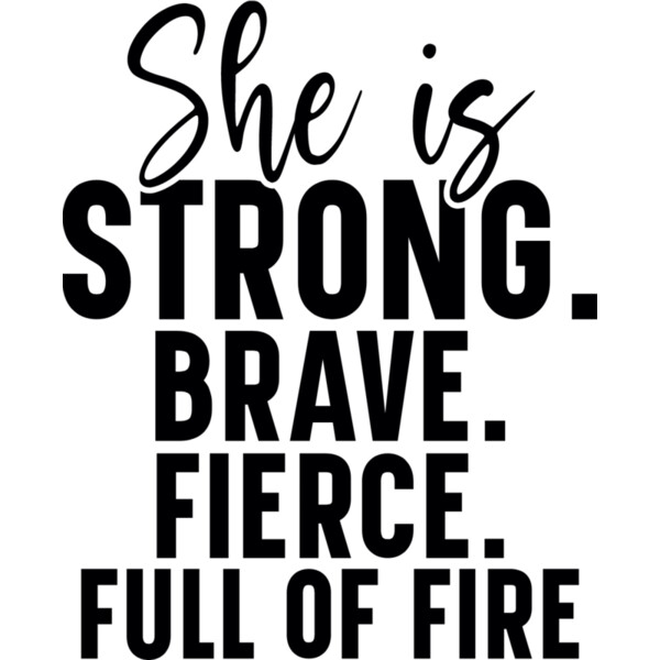 She is strong brave fierce full of fire Thumbnail