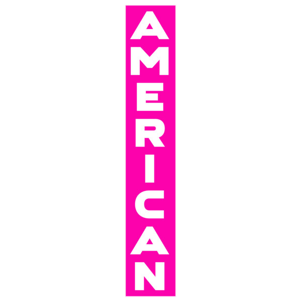 American Back Vert pink Thumbnail